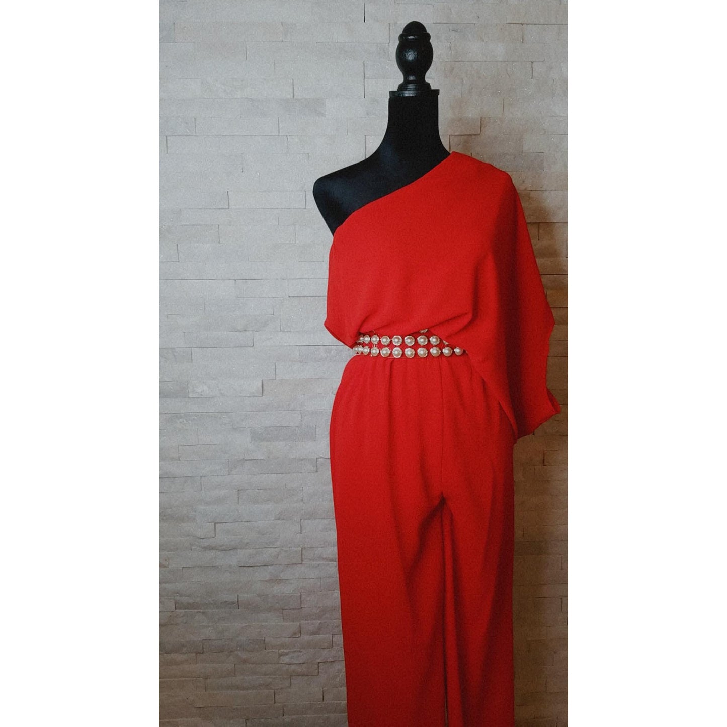 •Lovely Red Jumpsuit•