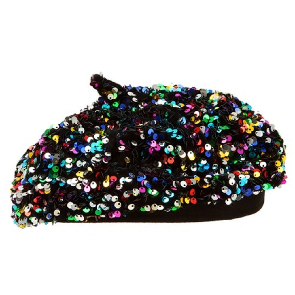 •Sparkly Party Sequin Beret•